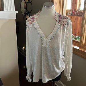 Fun Free People cotton top size m